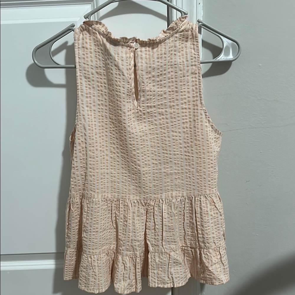 Universal Thread Striped Ruffle Top - Picture 3 of 3
